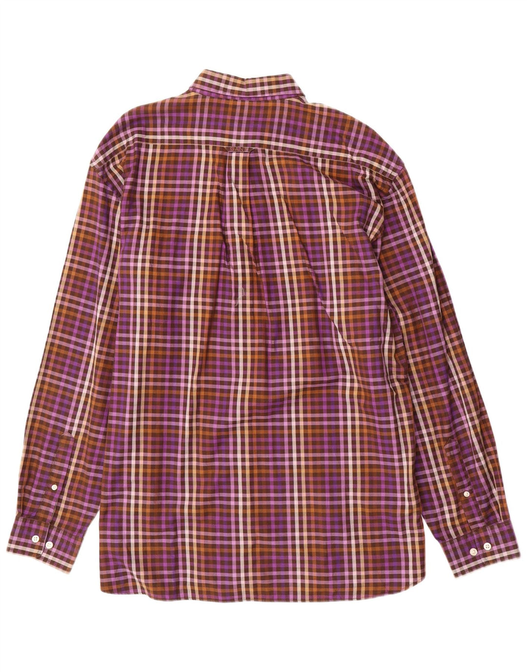 Gant Chemise Regular Fit XL Violet Vichy Coton Homme