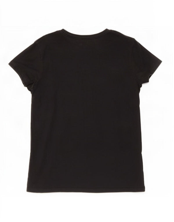Nike T-shirt graphique pour femme UK 18 XL Noir Coton