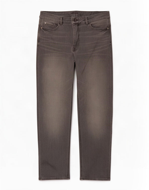 Marks & Spencer Jean droit pour femme UK 16 Large W32 L28 Gris Coton