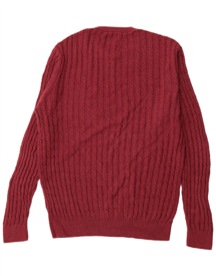JACK WILLS Pull à col rond pour homme en coton marron moyen