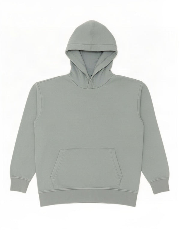 Zara Pull À Capuche Homme Bleu Moyen Coton