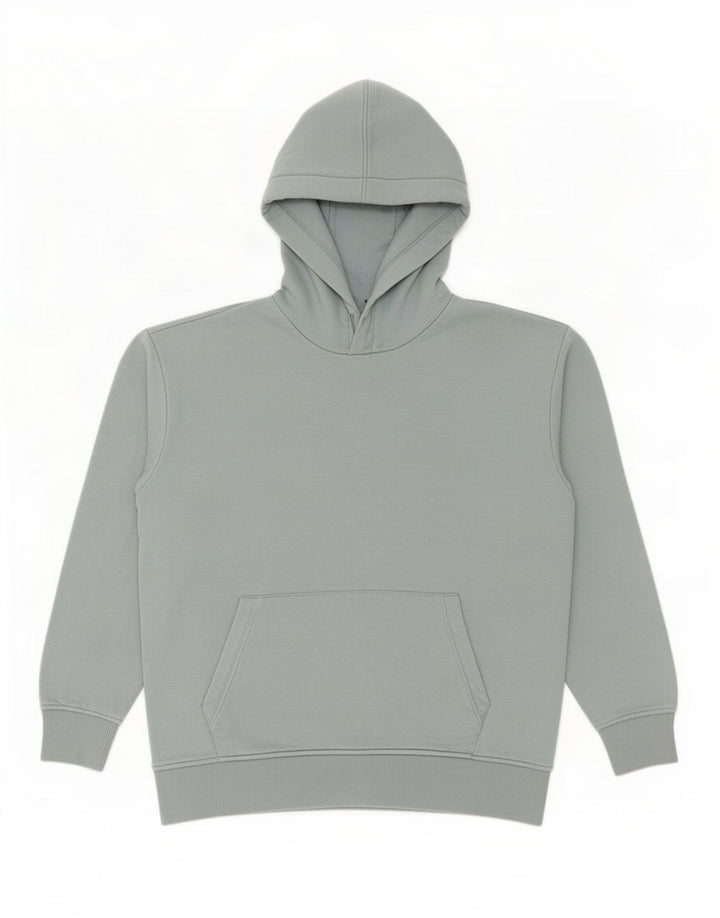 Zara Pull À Capuche Homme Bleu Moyen Coton