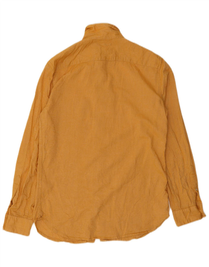 French Connection Chemise Homme XS Jaune Coton