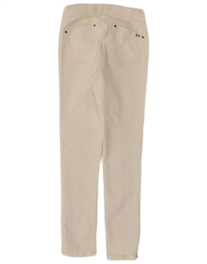 Zara Jean Slim Femme EU 38 Petit W28 L28 Blanc