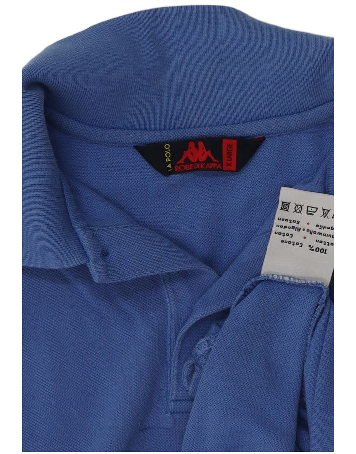 Kappa Polo Homme XL Bleu Coton