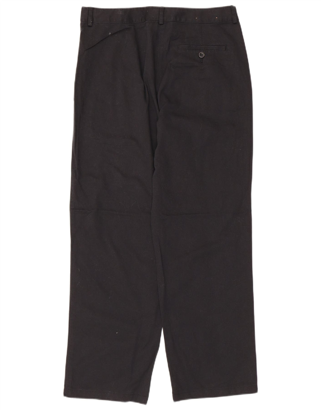 L.L.Bean Pantalon Chino Droit Femme US 8 Medium W30 L27 Coton Noir