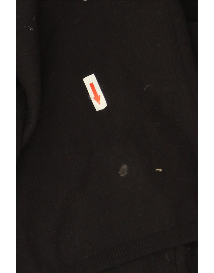 Zara Cardigan ouvert surdimensionné pour femme UK 10 Petit Noir