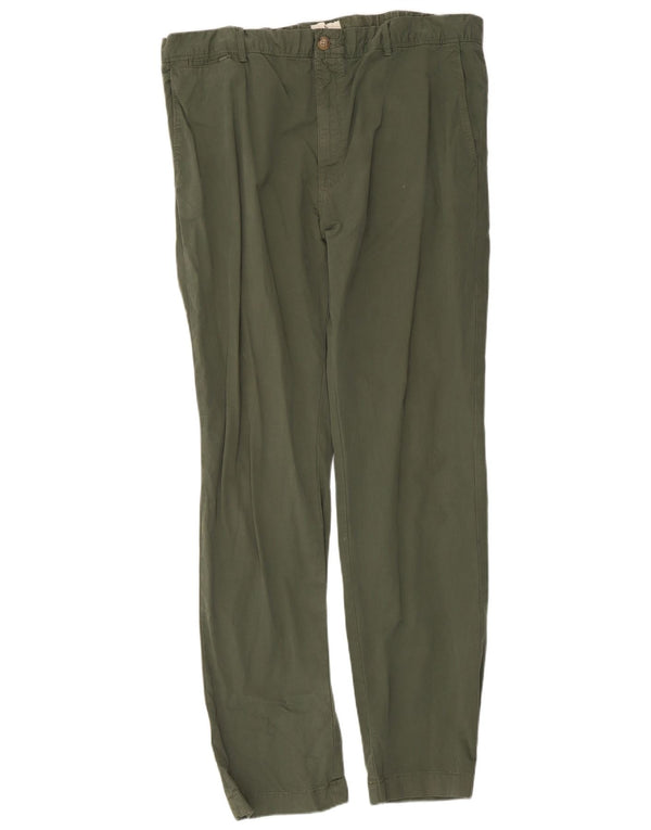 Marks & Spencer Pantalon Chino Slim Fit Homme W40 L33 Coton Vert