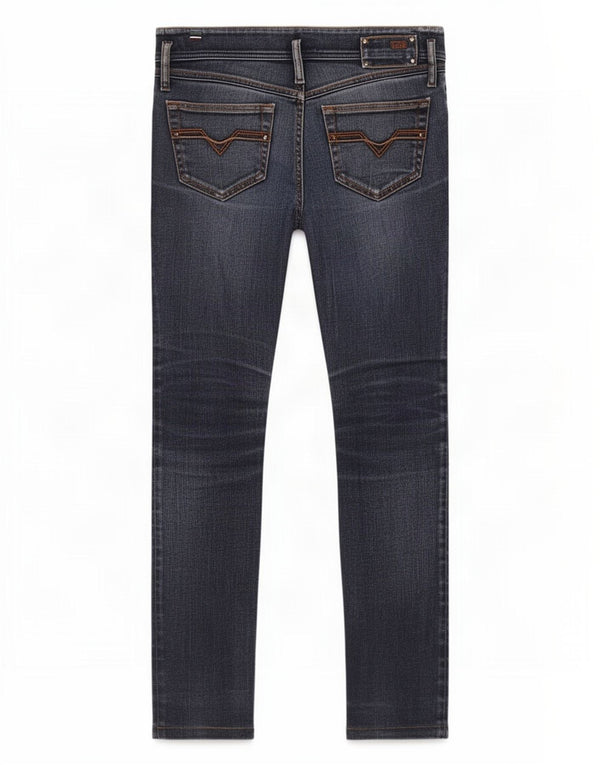 Diesel Jean Skinny Matic Femme W27 L30 Bleu Marine Coton