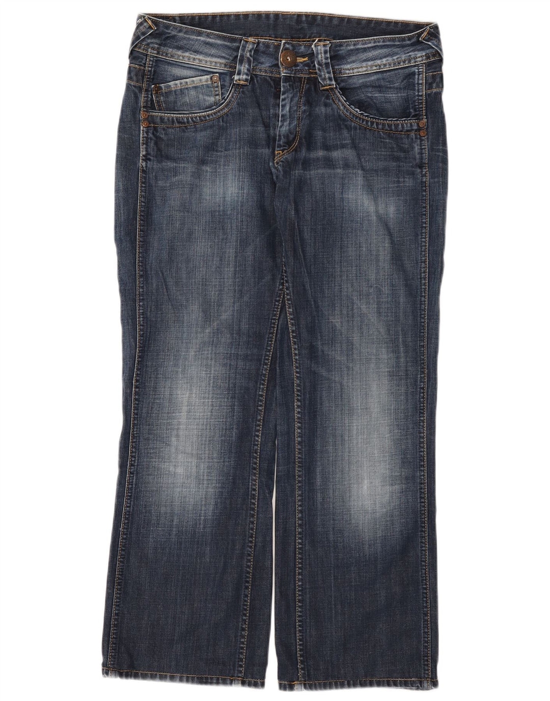 PEPE Jeans Femme Loose W31 L34 Bleu Coton