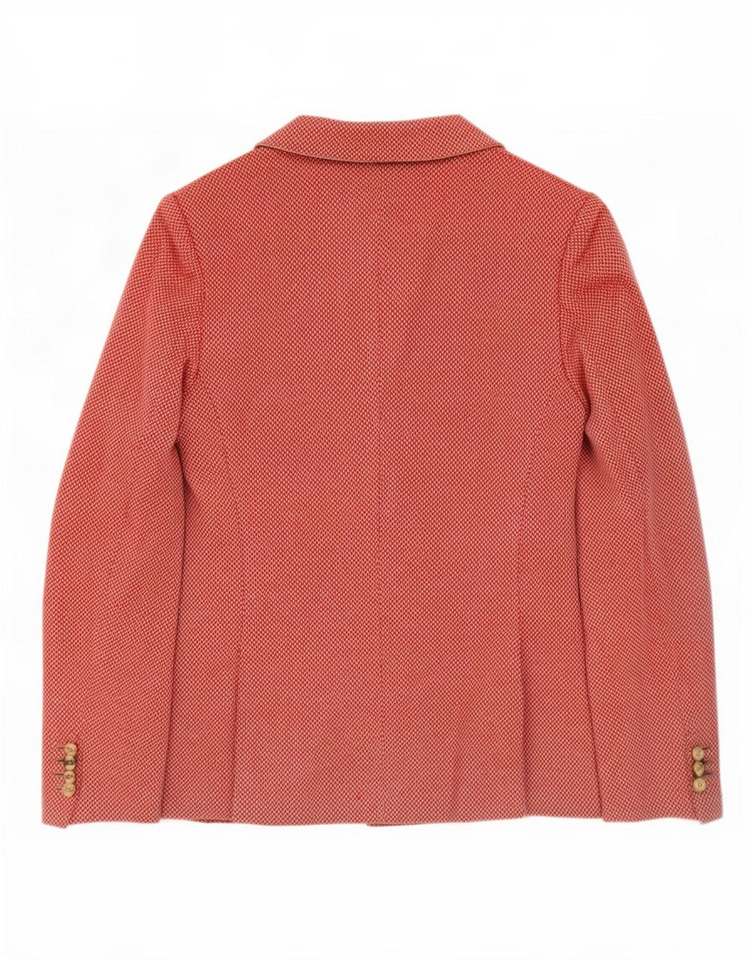 Aldo Savorani Veste blazer à 3 boutons pour femme UK 12 Rose moyen à chevrons