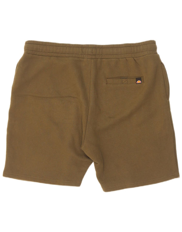 Ellesse Short de sport graphique pour homme 2XL en coton kaki