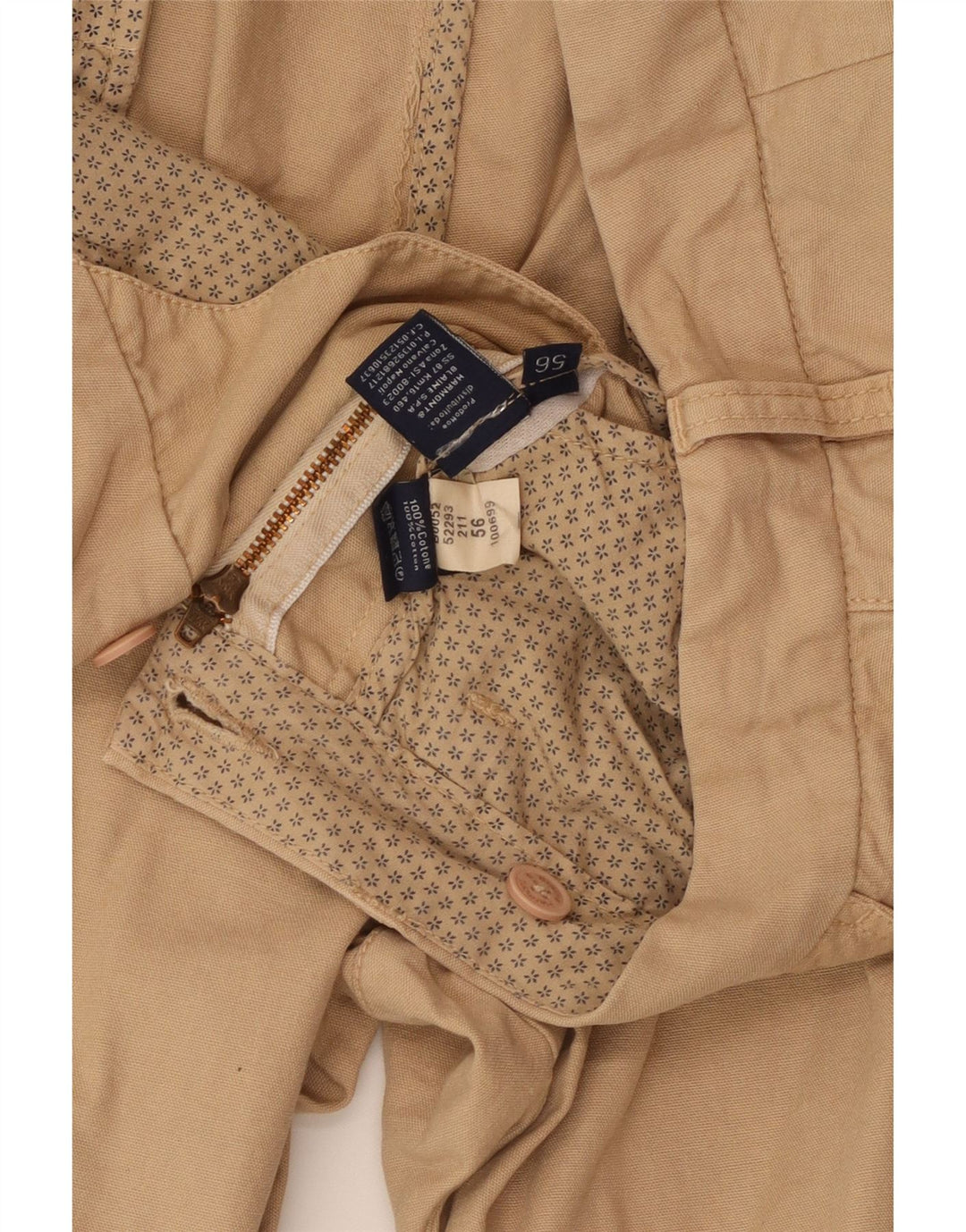 Harmont & Blaine Short cargo pour homme IT 56 3XL W40 Beige Coton