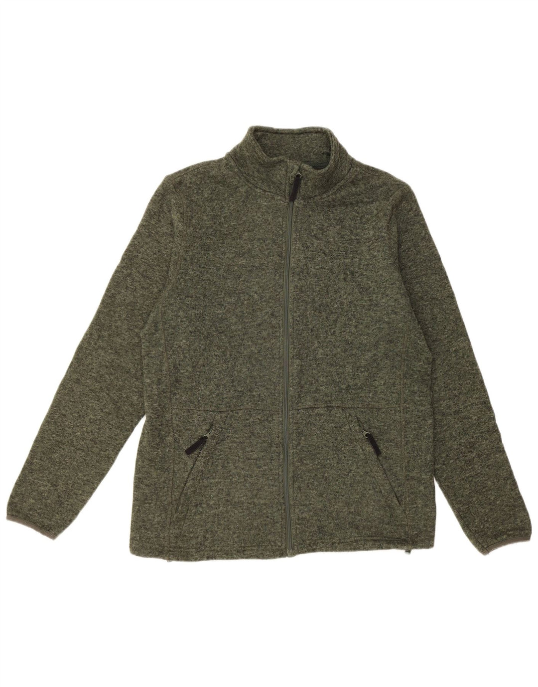 Mountain Warehouse Veste de survêtement pour homme en polyester moucheté Kaki Taille L