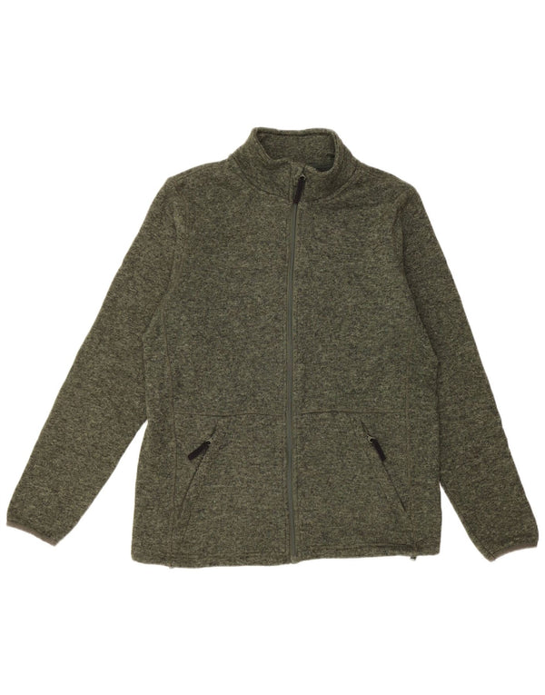 Mountain Warehouse Veste de survêtement pour homme en polyester moucheté Kaki Taille L