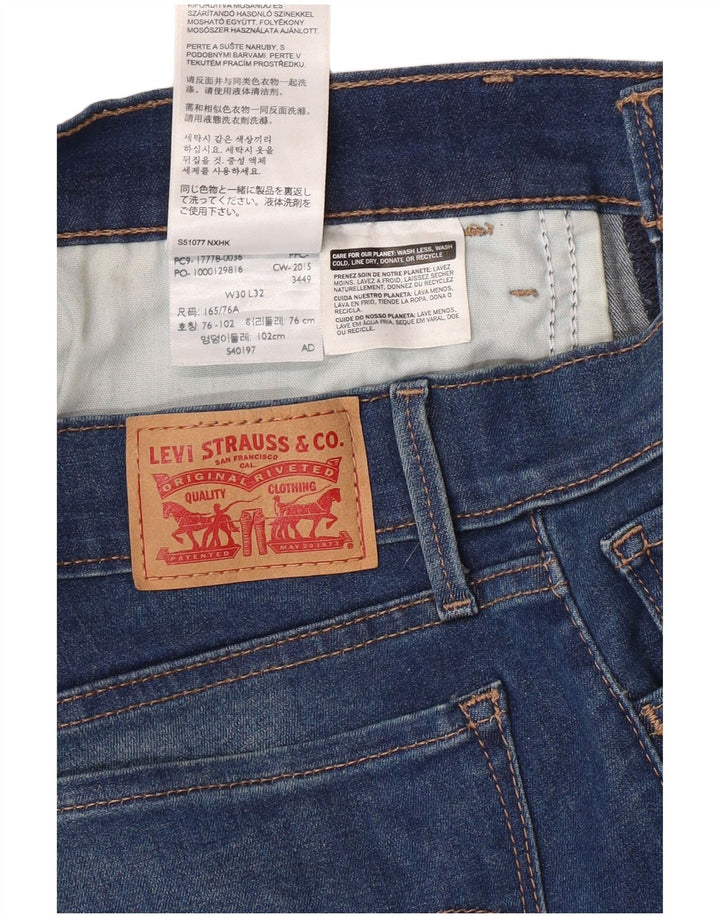 LEVI'S Jean Super Skinny 710 Femme W30 L32 Bleu Coton