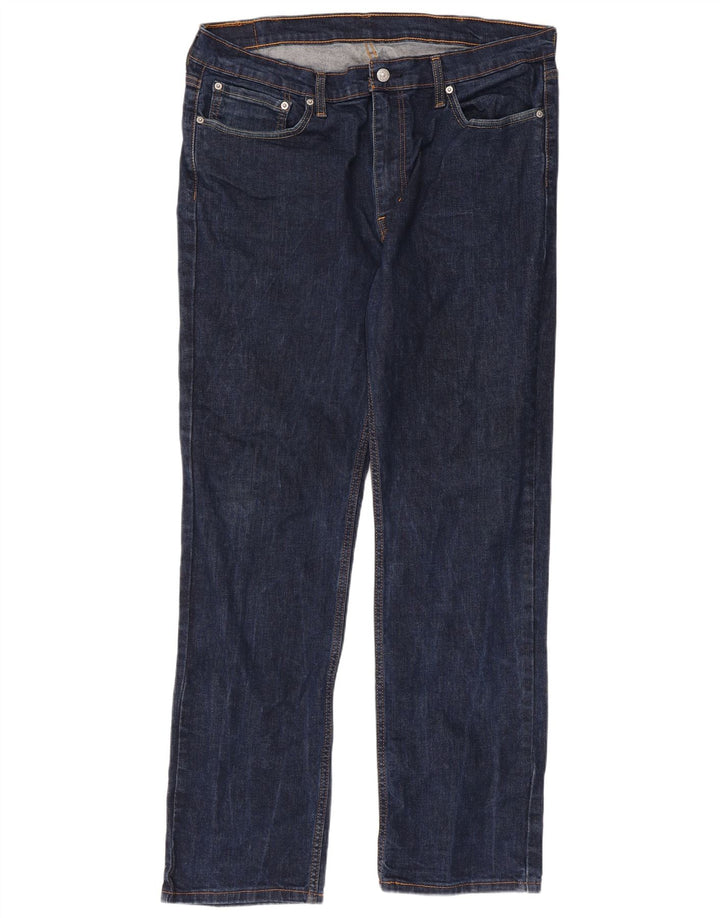 Levi's Jean Droit 514 Homme Bleu Marine W38 L34 Coton