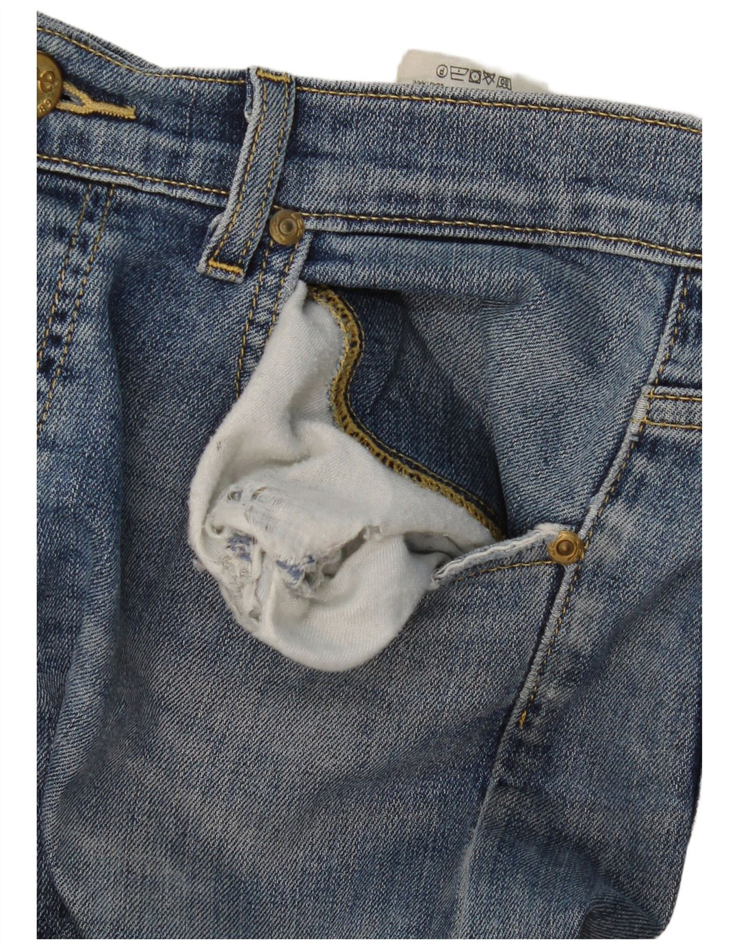 Lee Jean Powell Slim W33 L34 Homme Bleu Coton