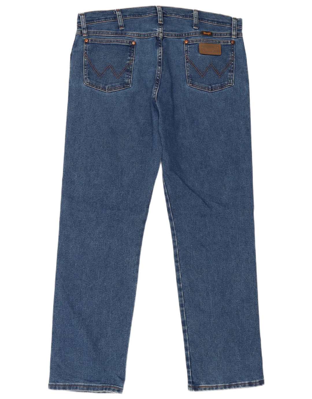 WRANGLER Jean droit homme W36 L32 bleu coton