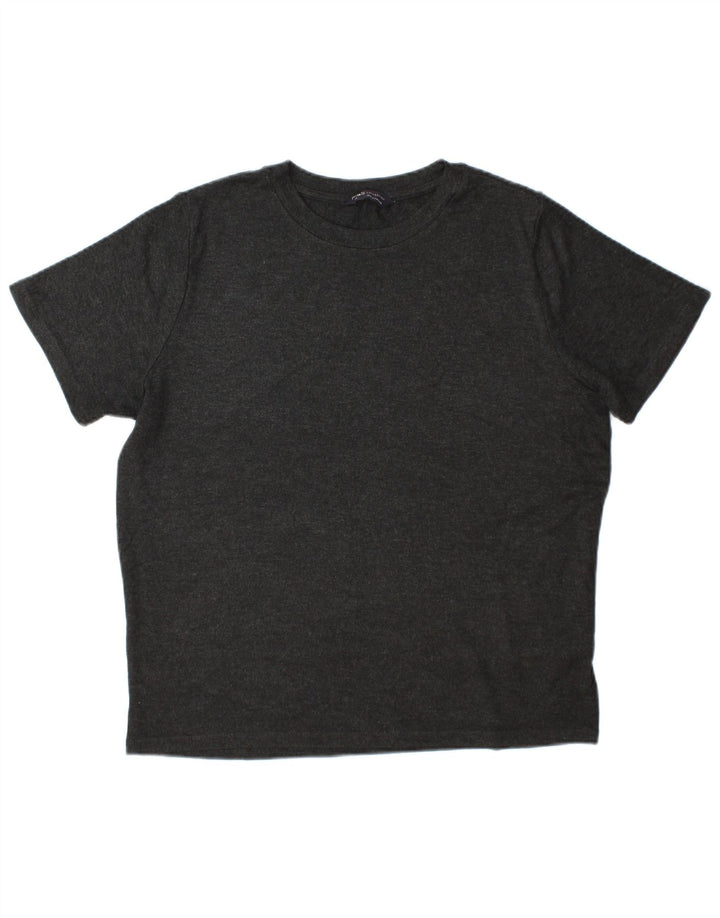 Marks & Spencer T-Shirt Femme Top UK 18 XL Gris Viscose