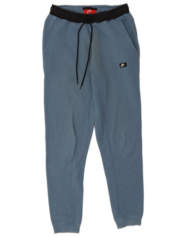 Nike Pantalon de survêtement pour homme en coton color block Bleu Taille S