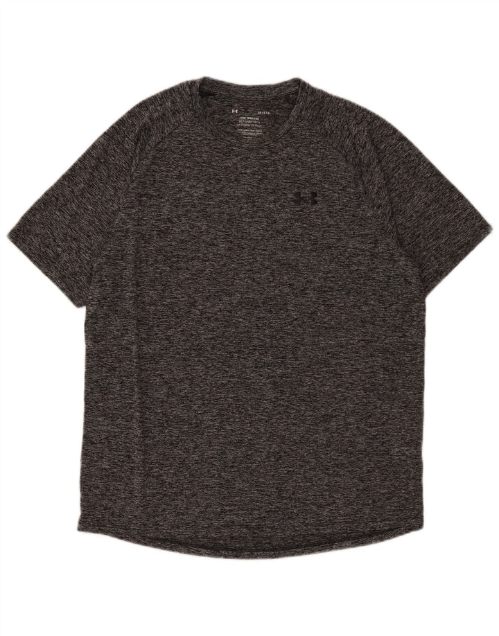 Under Armour T-Shirt Homme Haut Large Gris Moucheté Polyester