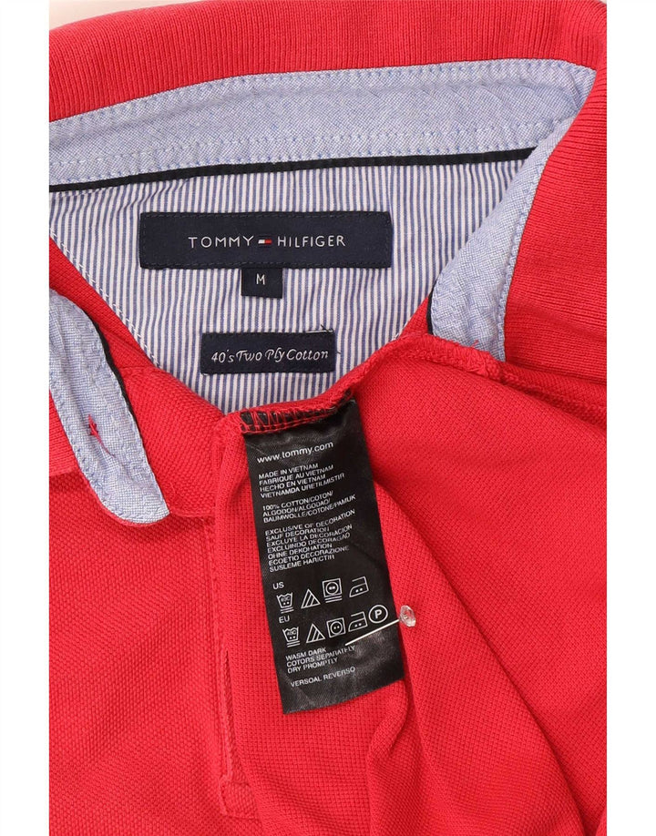 Tommy Hilfiger Polo Homme Rose Moyen Coton