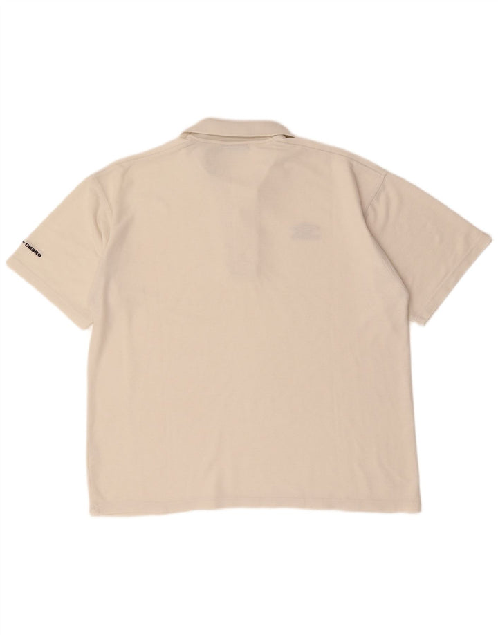 UMBRO Polo Homme XL Blanc Coton