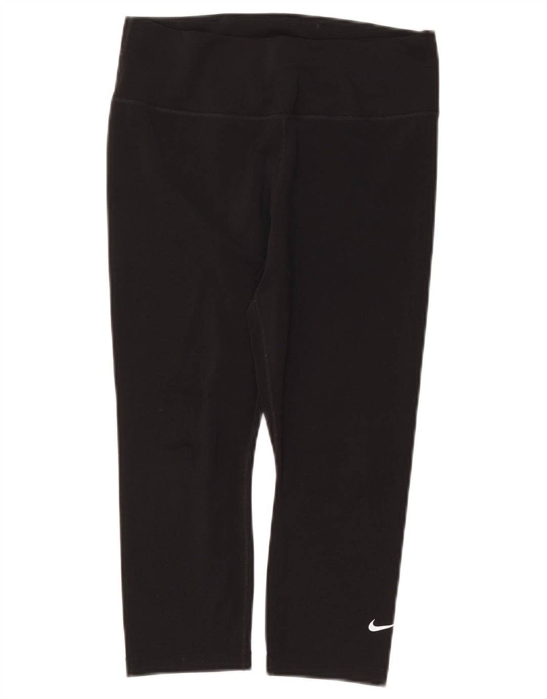 NIKE Legging Capri Dri Fit pour femme UK 12 Polyester noir moyen