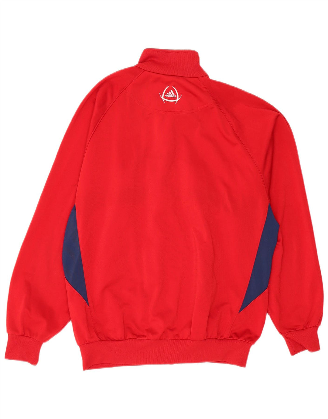 Adidas Veste de Survêtement Garçon 13-14 ans Rouge Colorblock Polyester