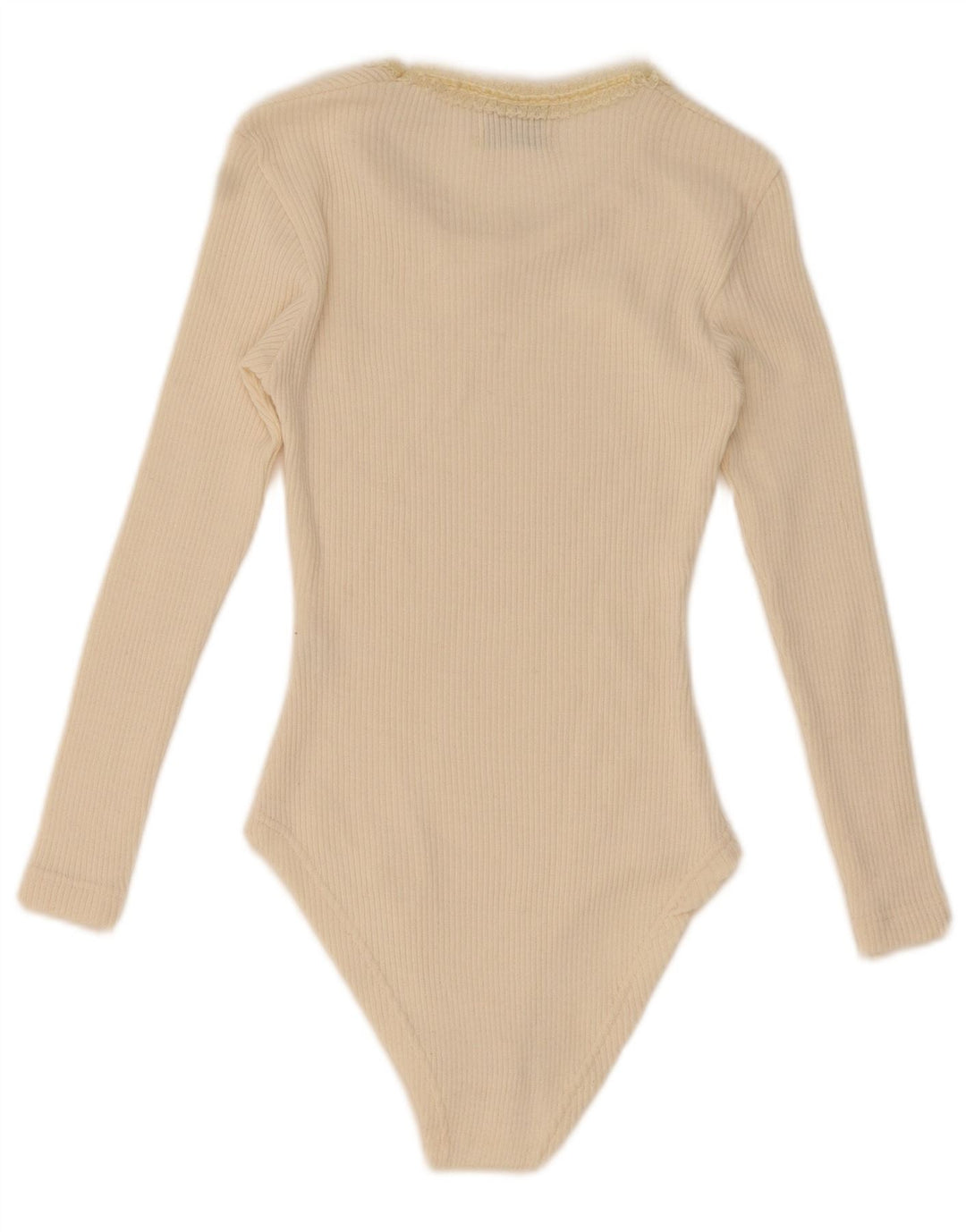 Compagnie Body à manches longues pour femme UK 12 Medium Off White