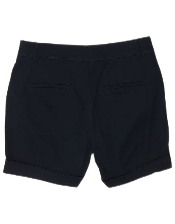 Massimo Dutti Short Chino Femme EU 38 Small W28 Bleu Marine Coton