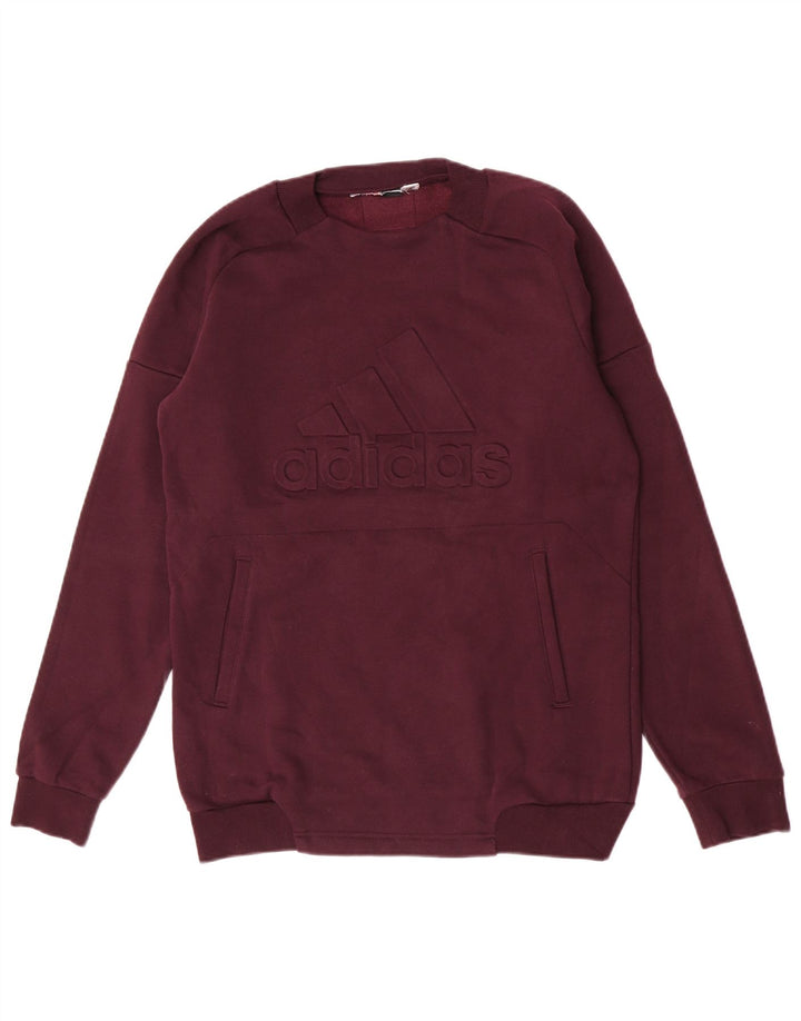 Adidas Sweat-shirt graphique pour homme Petit marron