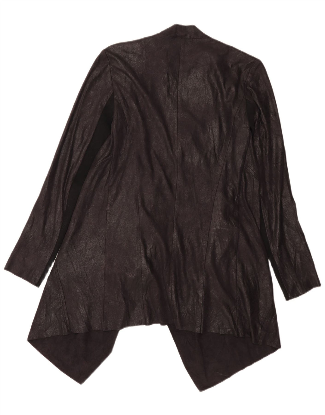 Zara Womens Asymétrique Cardigan Top UK 14 Medium Noir Colourblock