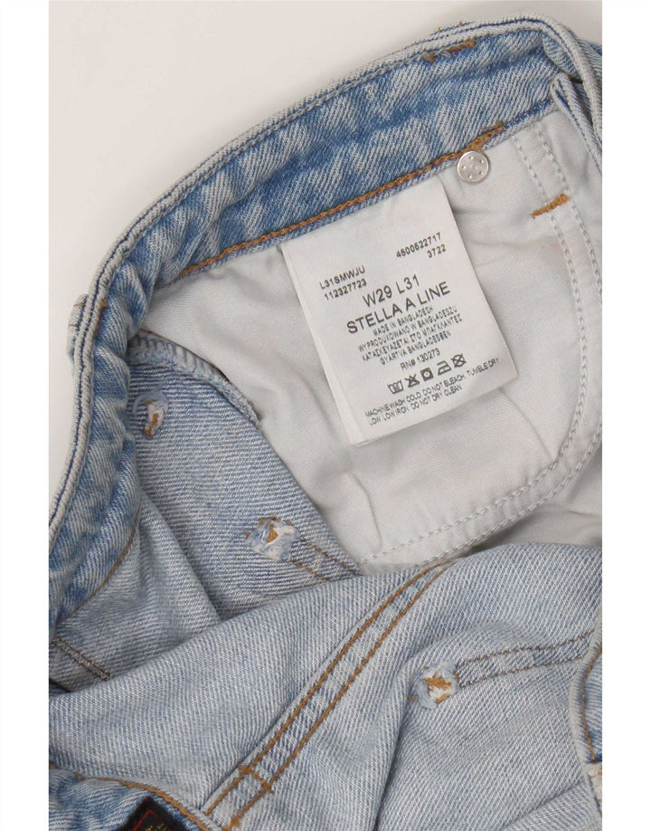 Lee Femme Stella Jean Large W29 L31 Bleu Coton