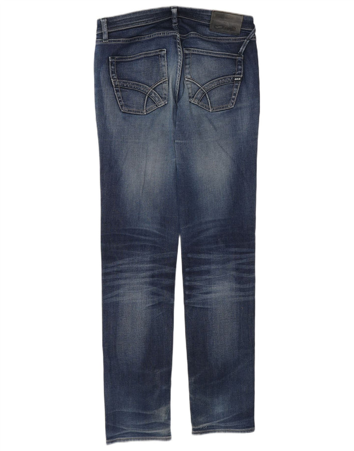 Gas Jean Slim Albert Homme W32 L34 Bleu Coton