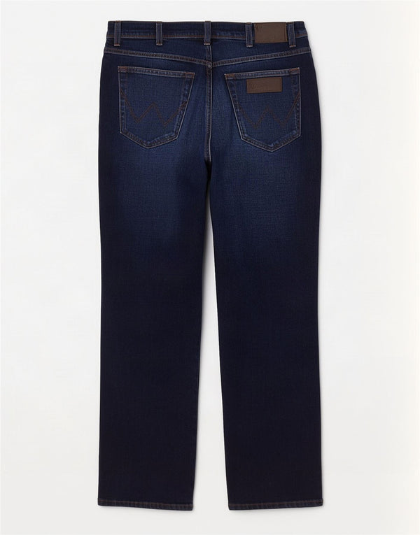 Wrangler Jean Slim Texas Homme W34 L32 Bleu Coton