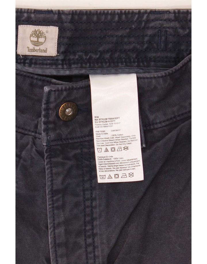 Timberland Short Cargo W32 Homme Bleu Marine Moyen Coton