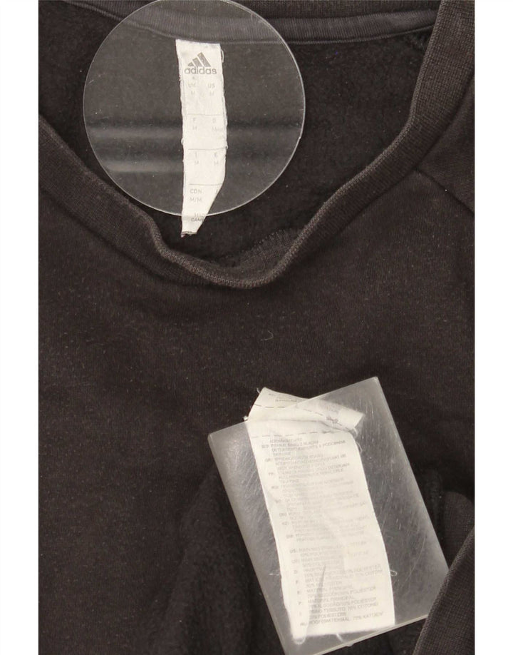 Adidas Sweat-shirt pour homme en coton noir moyen