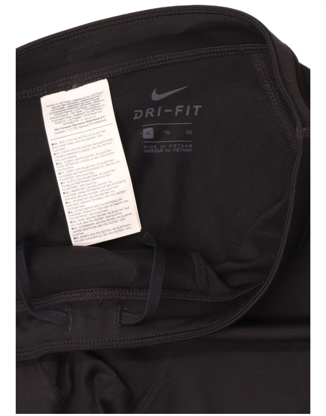 Legging Capri Dri Fit Nike Homme XL Noir Polyester