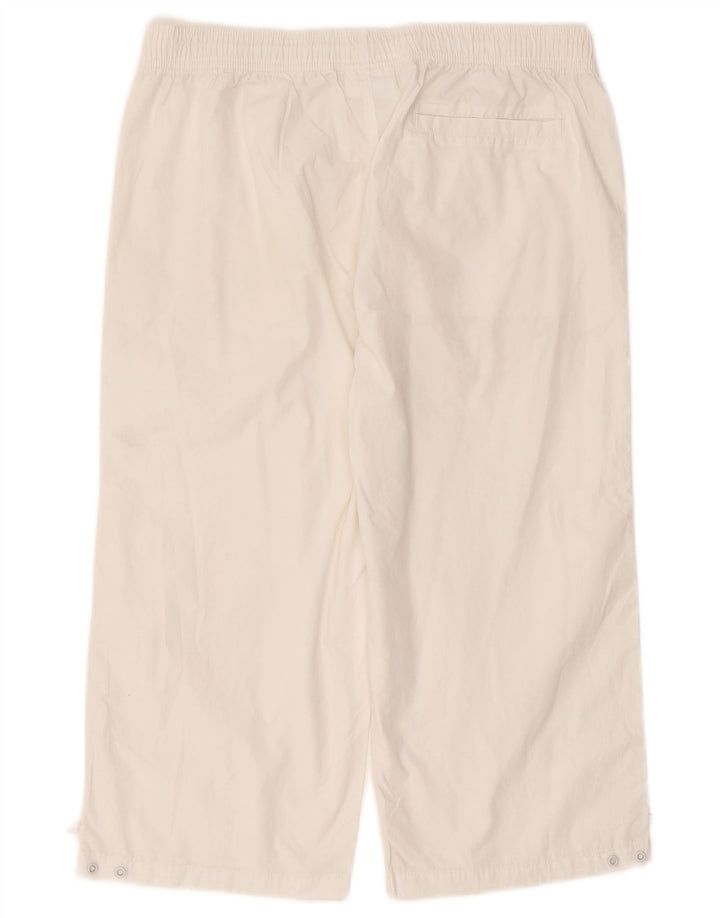 CHAMPION Pantalon de Survêtement Capri Homme Large Blanc Coton