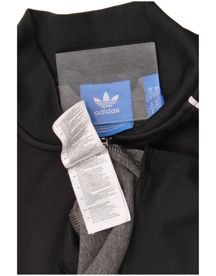 Adidas Veste de survêtement pour homme Noir moyen Polyester colour block
