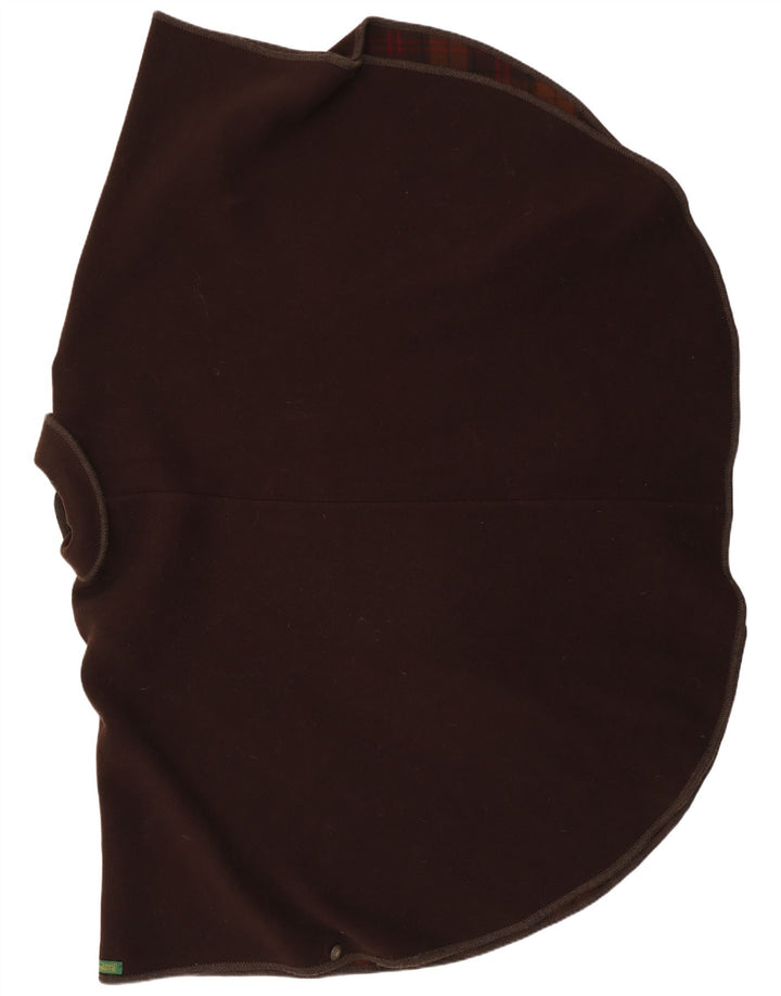 Tyroland Manteau capelet coupe ample pour femme IT 44 laine marron moyen