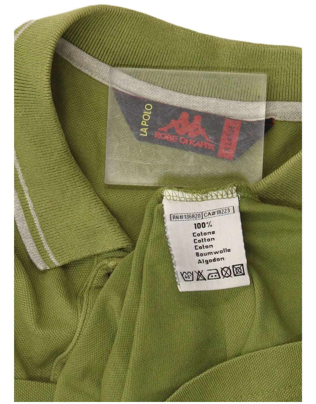 KAPPA Polo Homme XL Vert Coton
