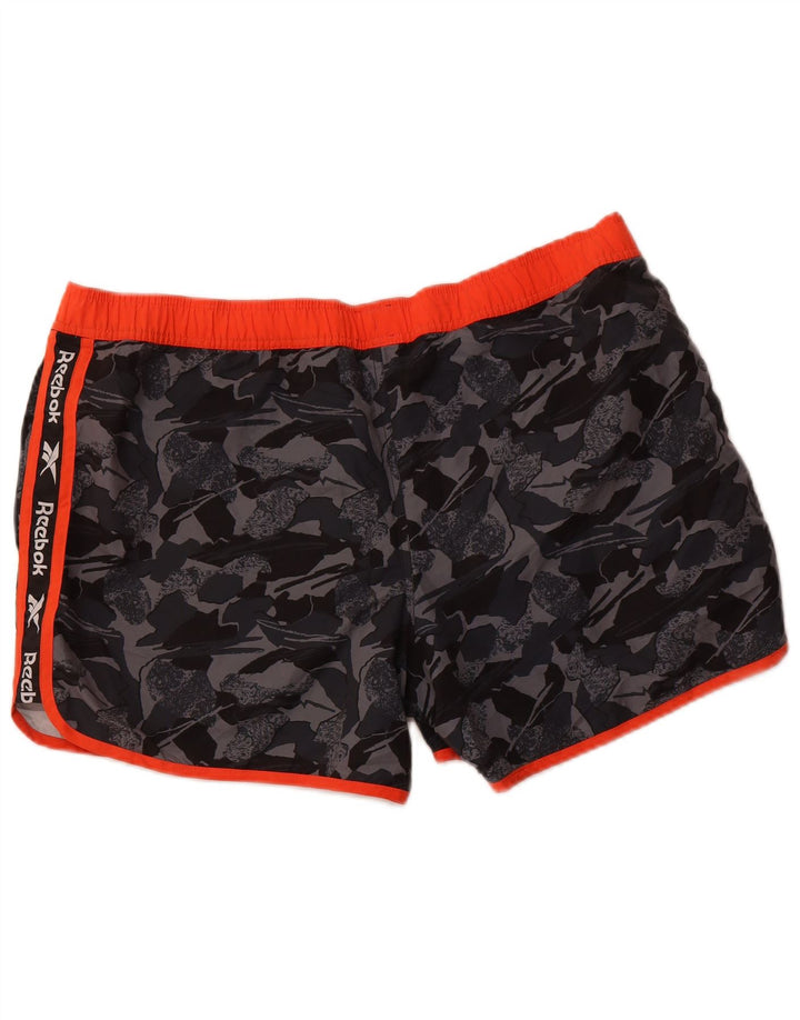 Reebok Short de Bain Homme XL Gris Camouflage Polyester