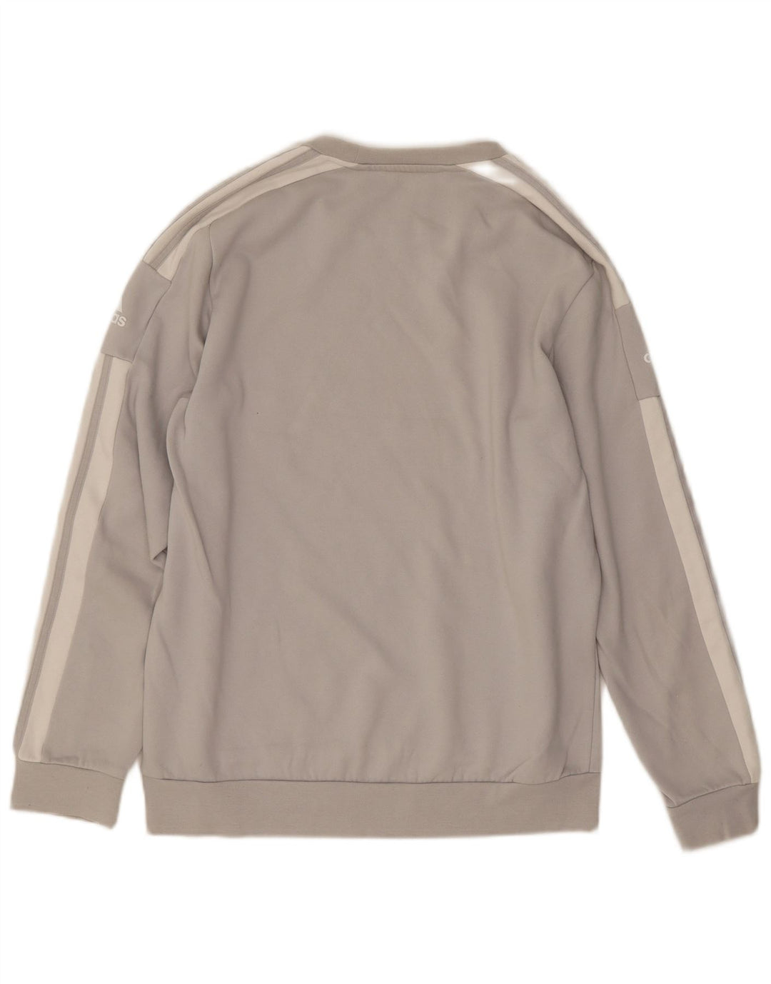 Adidas Sweat-shirt graphique pour homme en coton gris moyen