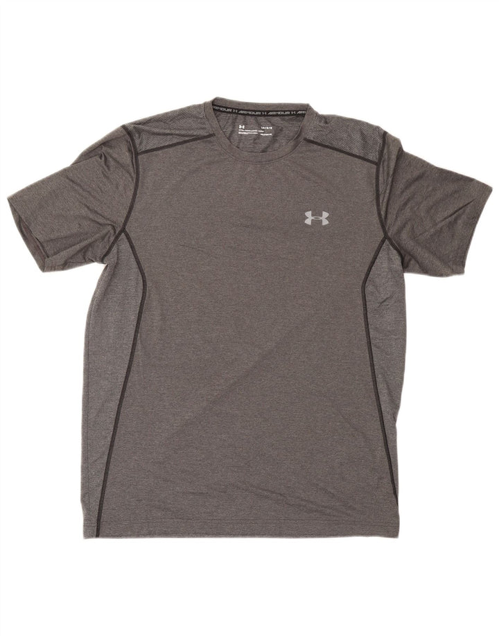 Under Armour T-Shirt Homme Haut Large Gris Polyester Sports