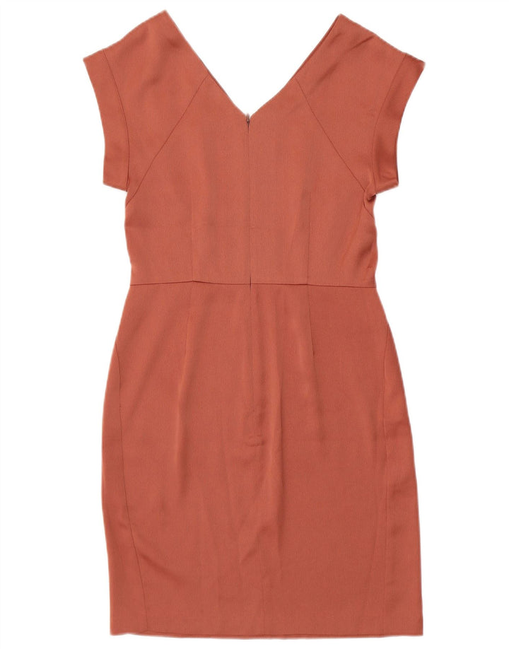 All Saints Robe moulante pour femme UK 8 Small Rouge Polyester