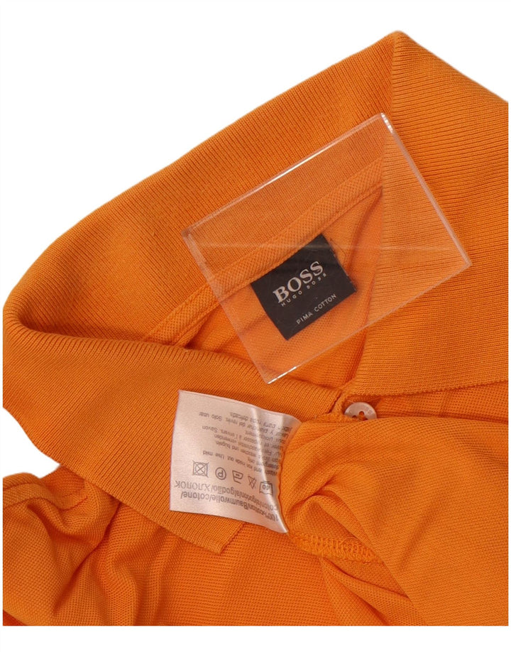 Hugo Boss Polo Homme Grand Orange Coton