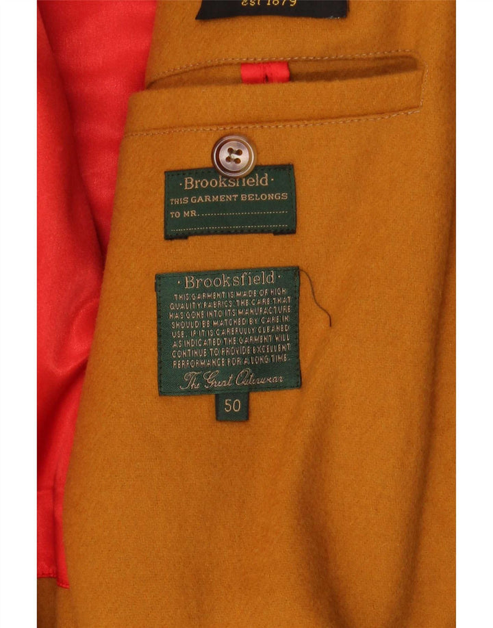 Brooksfield Manteau Homme IT 50 Large Marron Colorblock